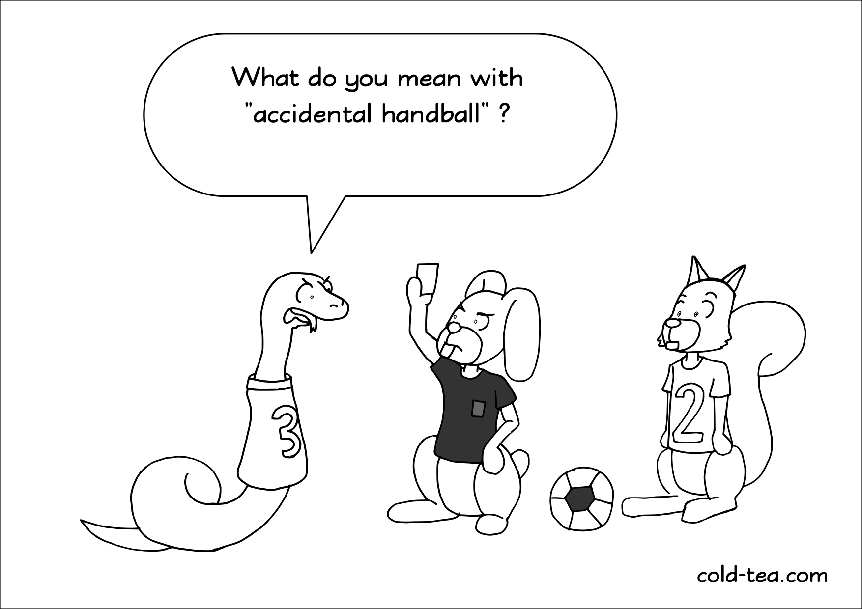 accidental handball