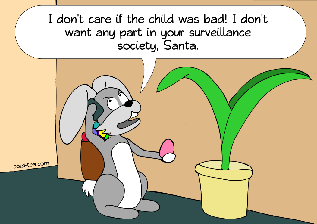 Easter Bunny vs. Santa Claus